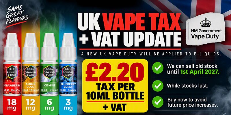 UK Vape Tax Update UK Vape Tax Update